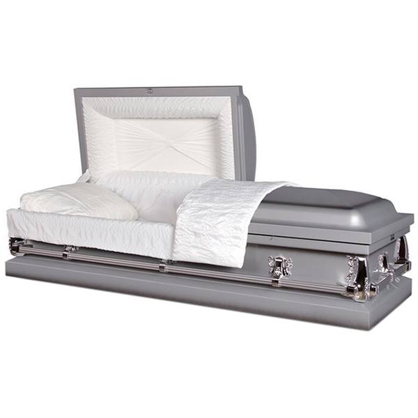 Sudbury Silver Metal Casket